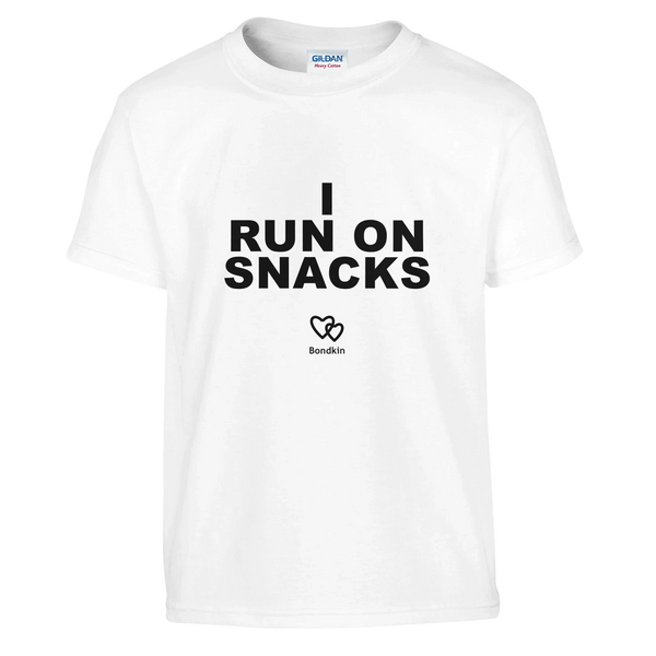 I Run on Snacks – Kids Tee