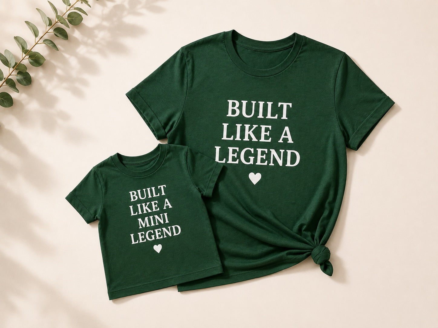 Dad + Kid Matching T-Shirt Set